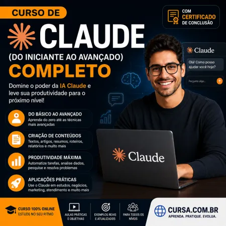 Curso de Claude (Do Iniciante ao Avançado) Gratuito Completo